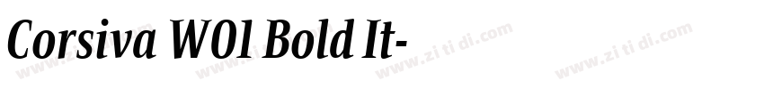 Corsiva W01 Bold It字体转换 Corsiva W01 Bold It字体转换